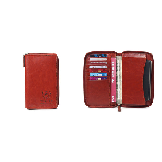 Waylux Passport Cover & Wallet | Vegan Leather | Travel Document Holder