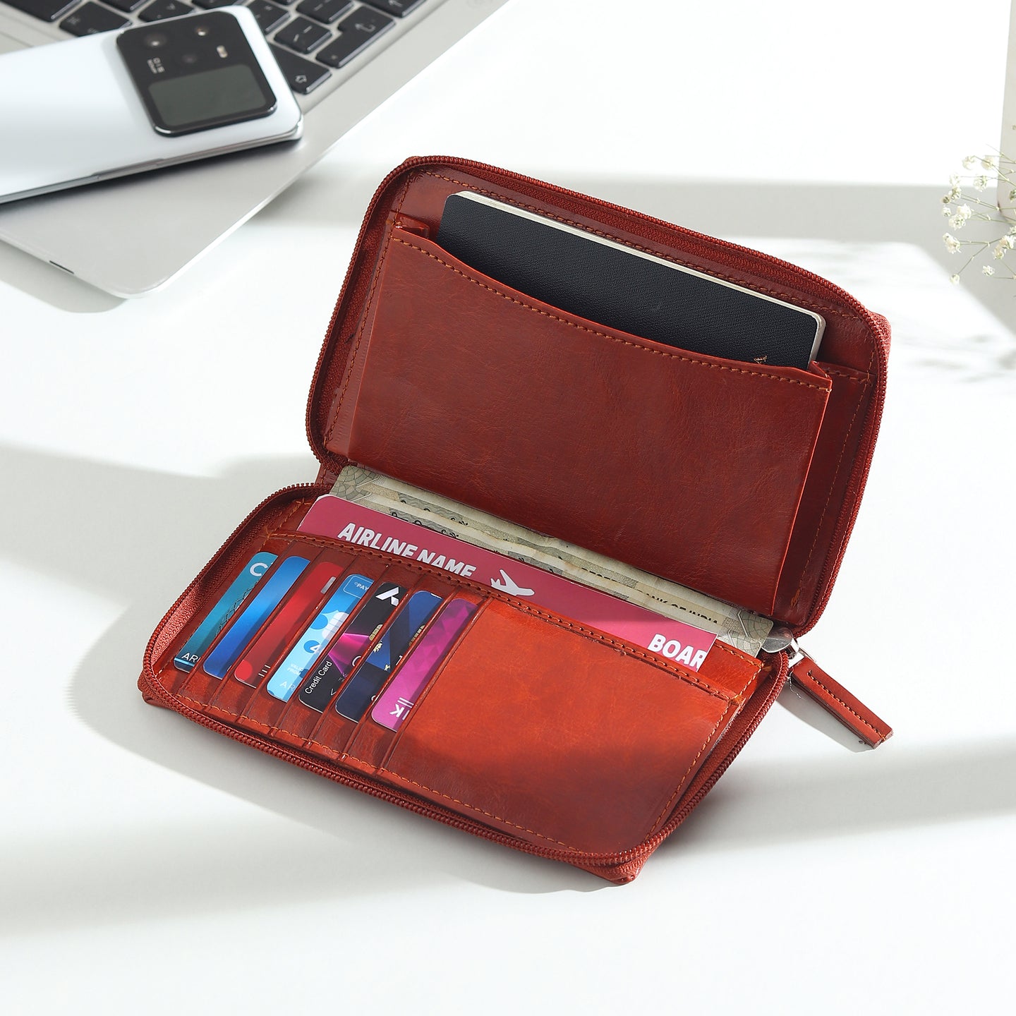 Waylux Passport Cover & Wallet | Vegan Leather | Travel Document Holder