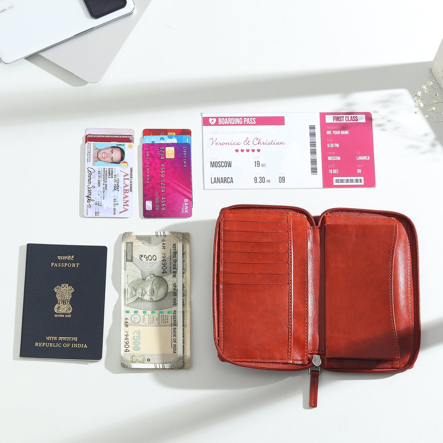 Waylux Passport Cover & Wallet | Vegan Leather | Travel Document Holder